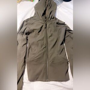 Lululemon olive dance studio jacket sz4
